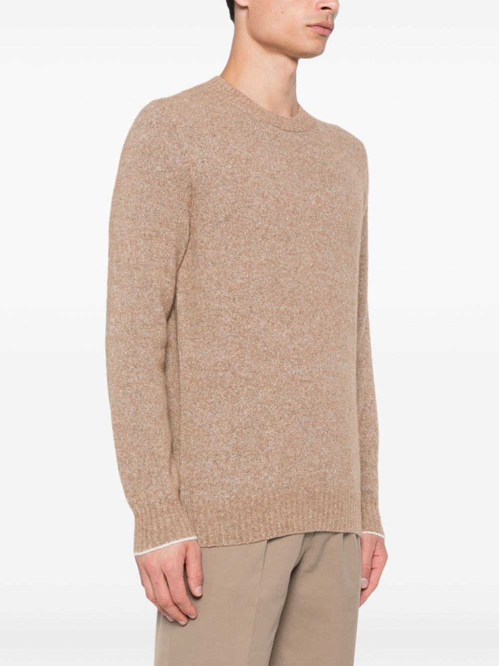 Brunello Cucinelli Sweaters Cammello Alpaca Cotton Polyamide Wool
