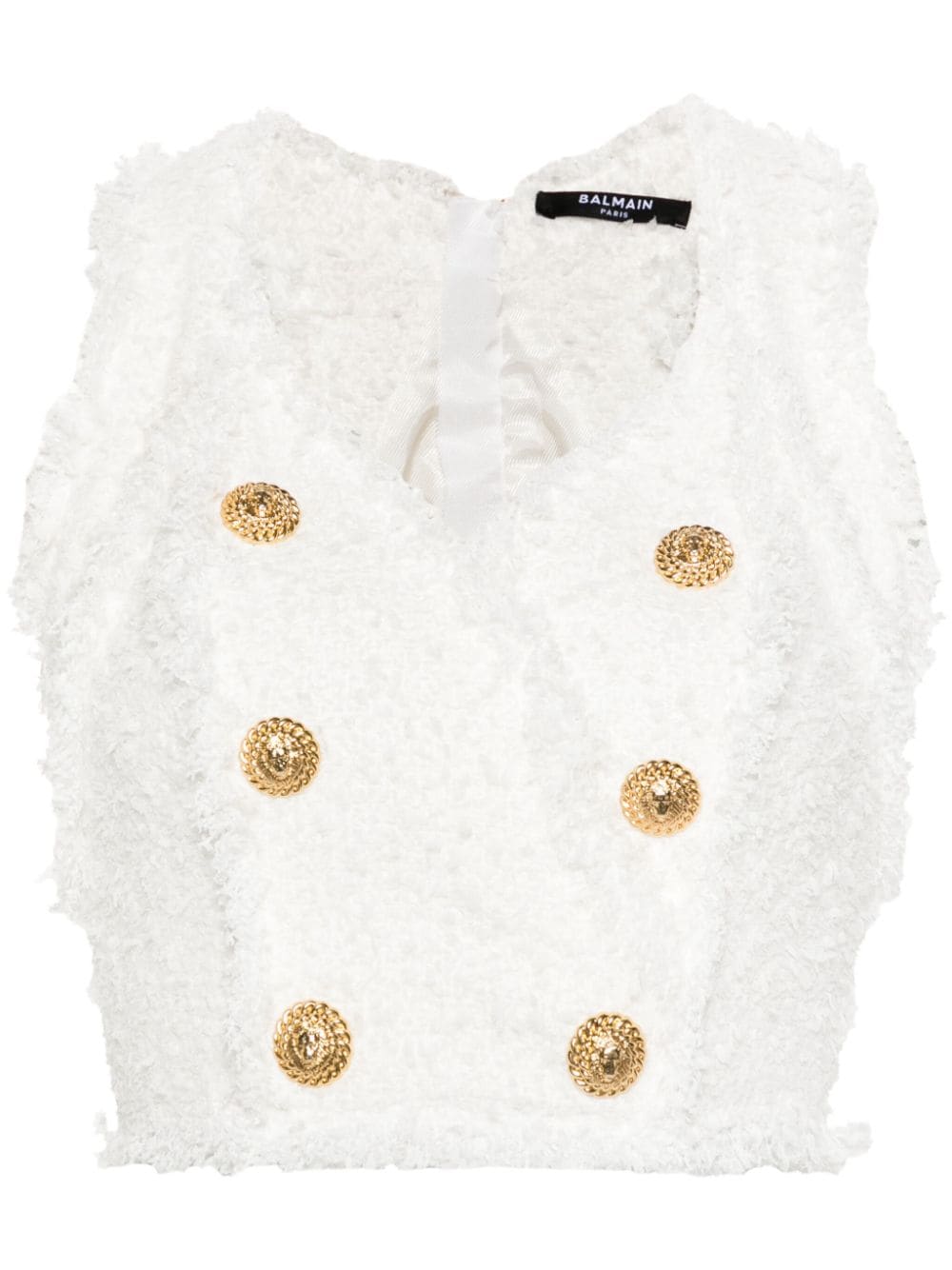 Balmain Top White Polyamide