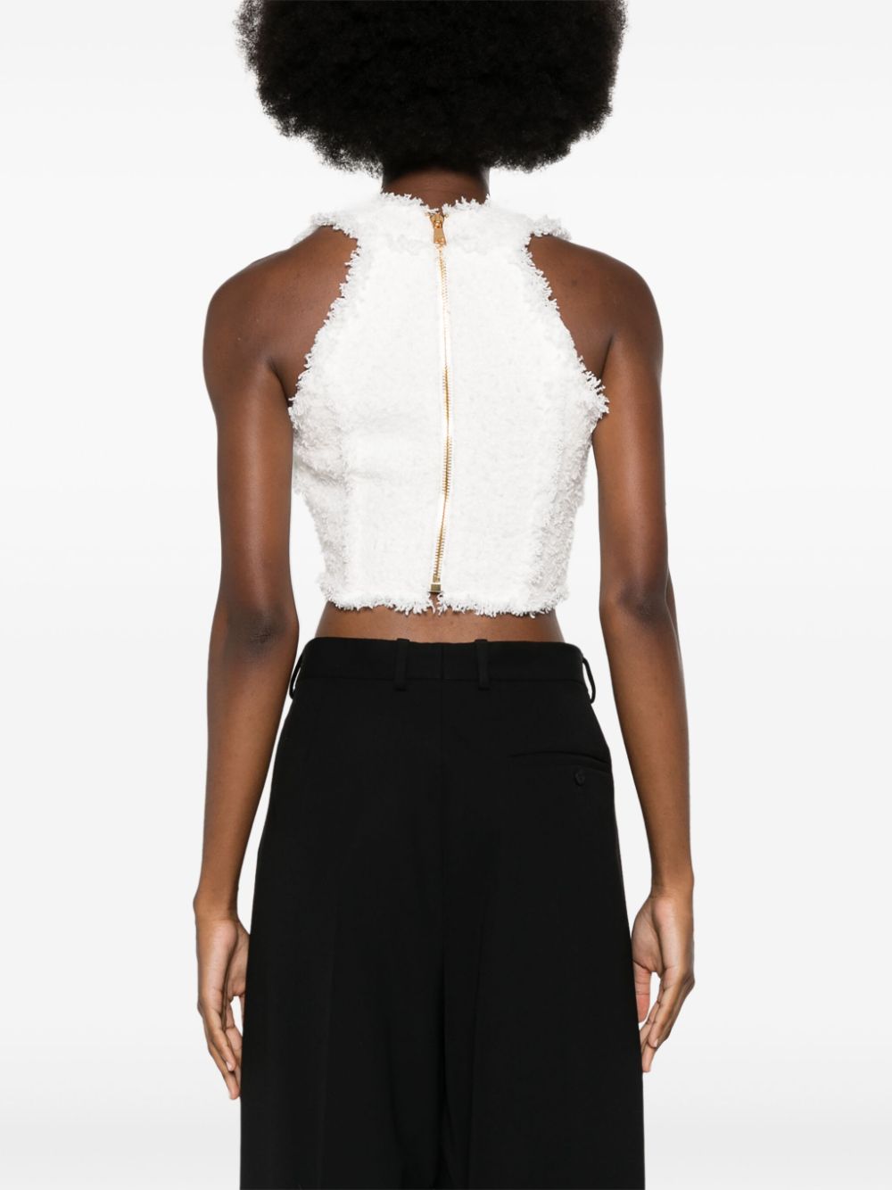 Balmain Top White Polyamide
