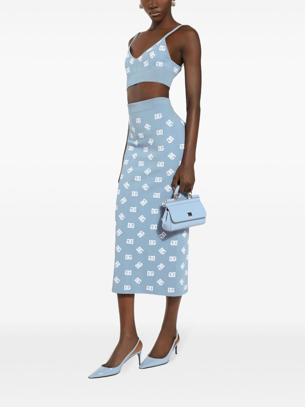 Dolce & Gabbana Bags Clear Blue Lining: Cotton