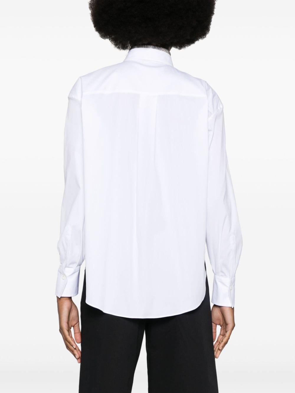 Brunello Cucinelli Shirts Bianco Cotton