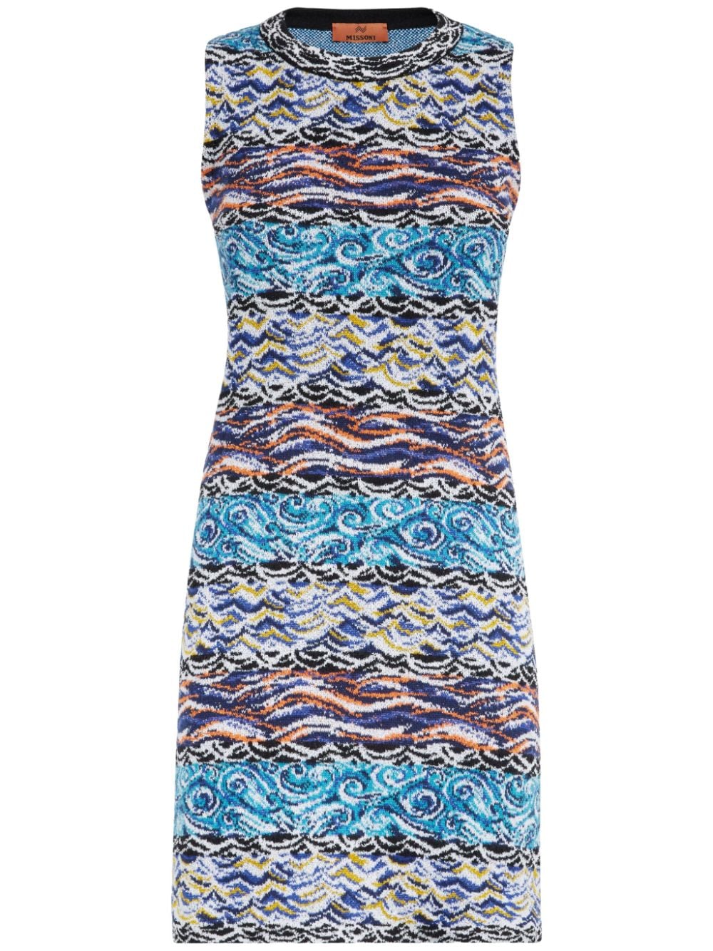 Missoni Dresses Clear Blue Polyester Elastane