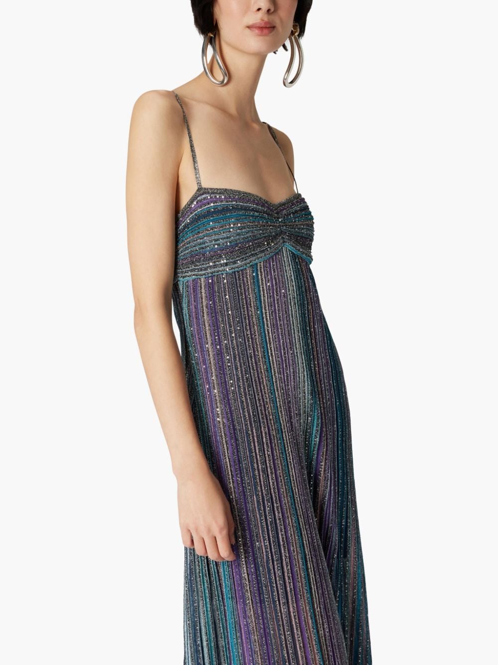 Missoni Dresses Clear Blue Polyester Elastane