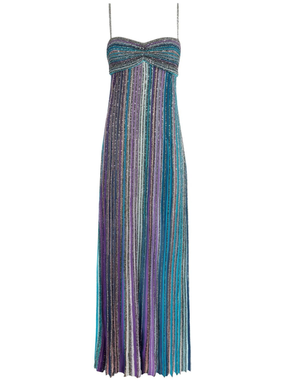 Missoni Dresses Clear Blue Polyester Elastane