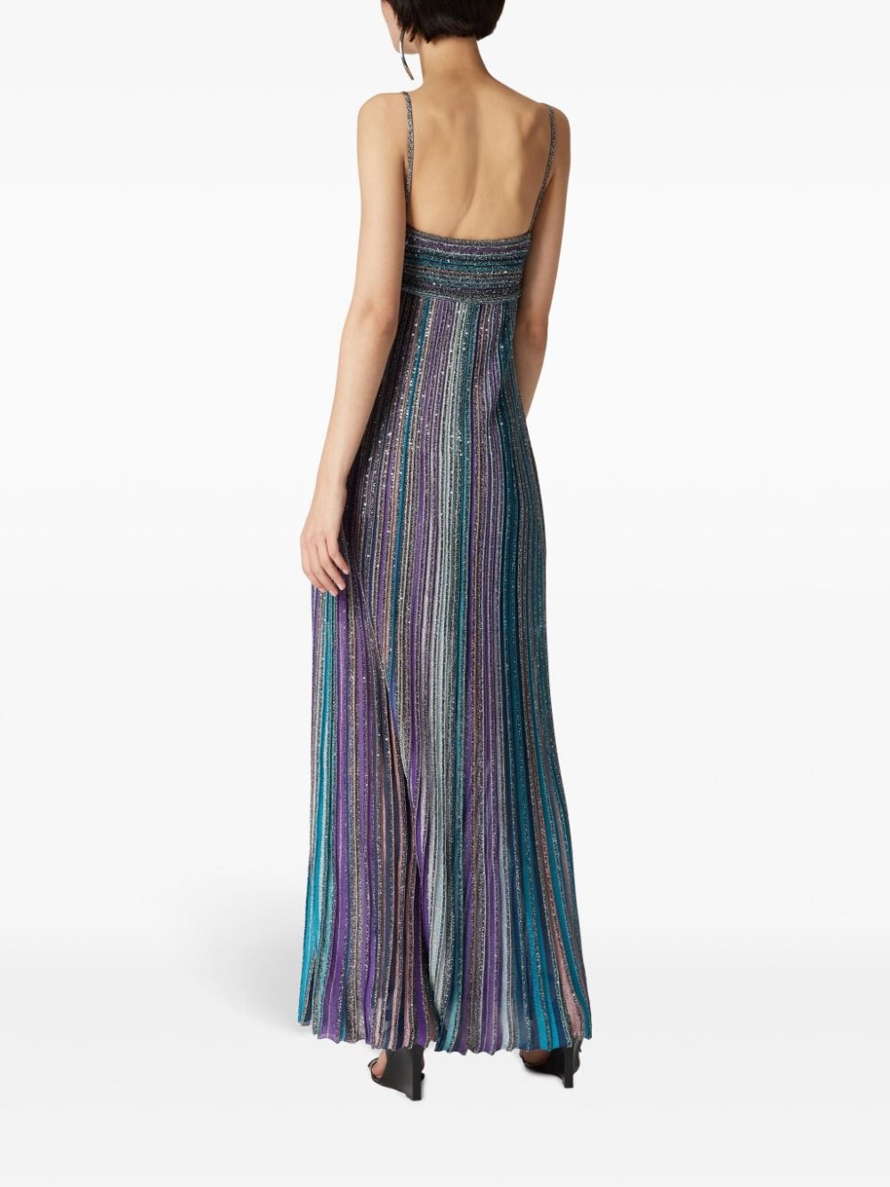 Missoni Dresses Clear Blue Polyester Elastane