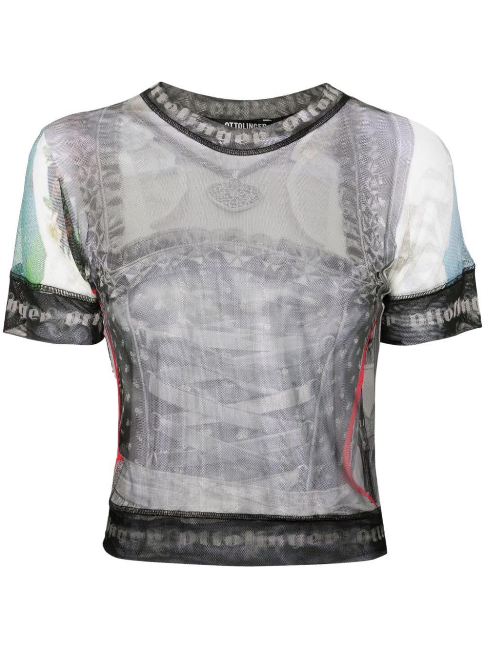 Ottolinger T-Shirts And Polos Beige Polyester Elastane