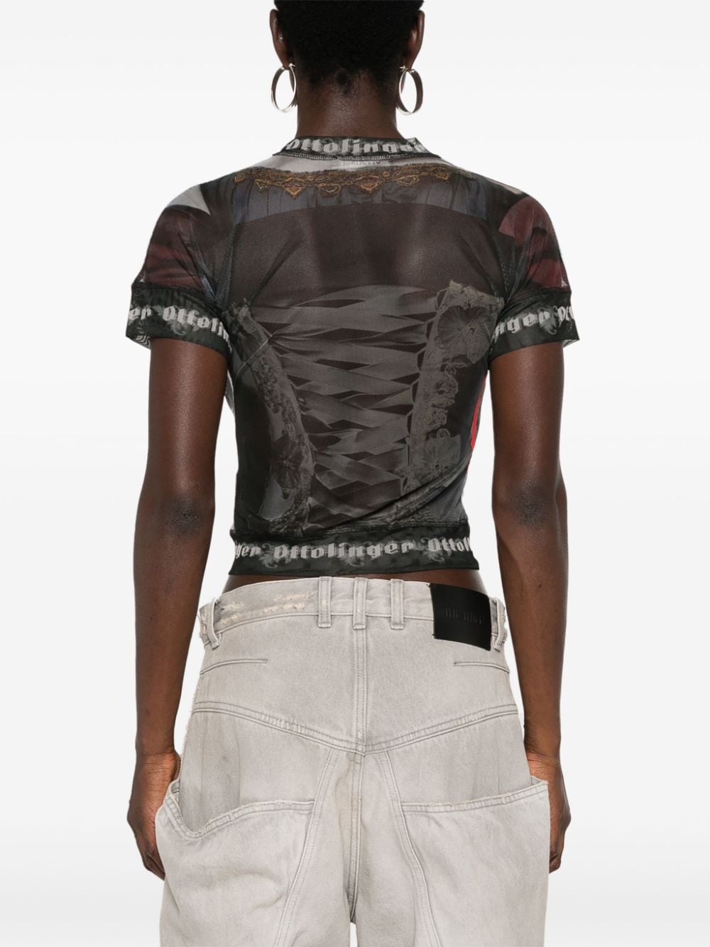 Ottolinger T-Shirts And Polos Beige Polyester Elastane