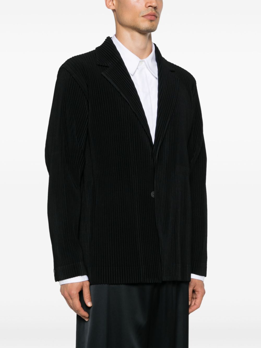 Homme Plisse Issey Miyake Jackets Black Polyester