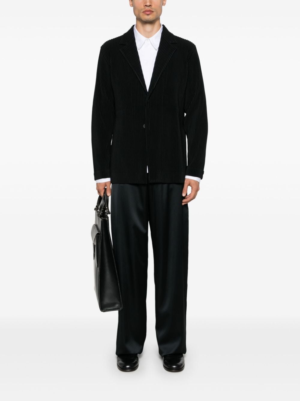 Homme Plisse Issey Miyake Jackets Black Polyester