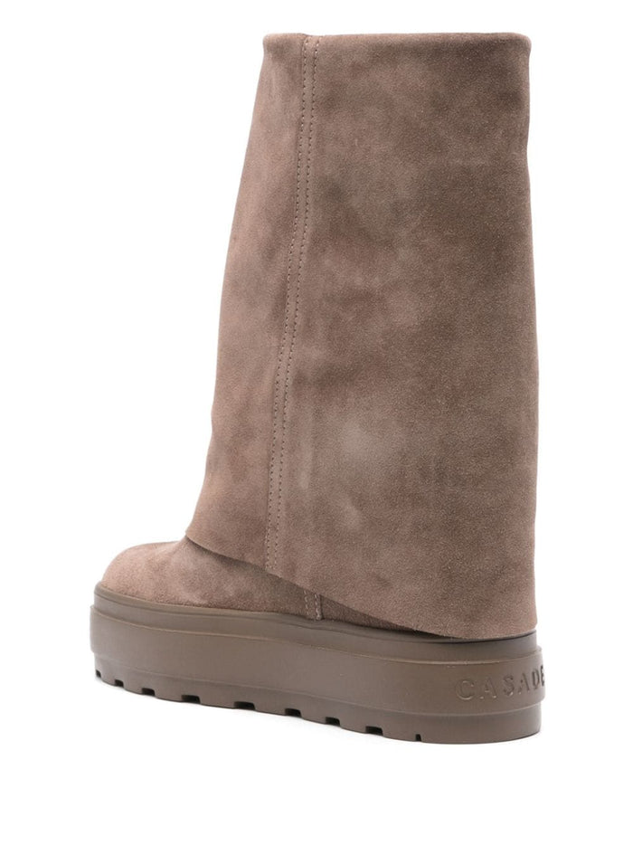 Casadei Boots Beige Suede