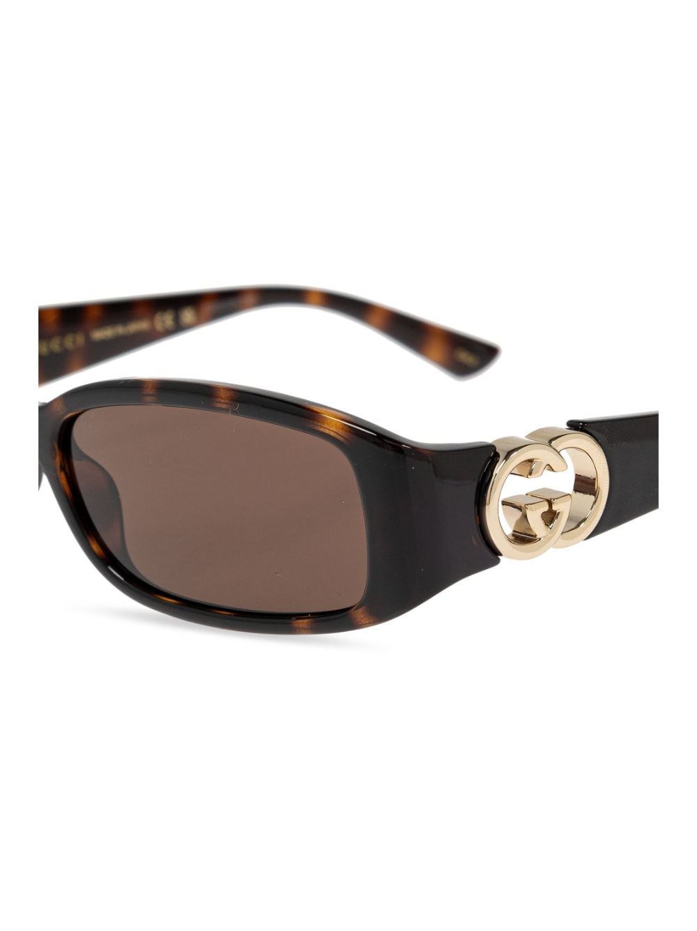 Gucci Sunglasses Brown Polyurethane