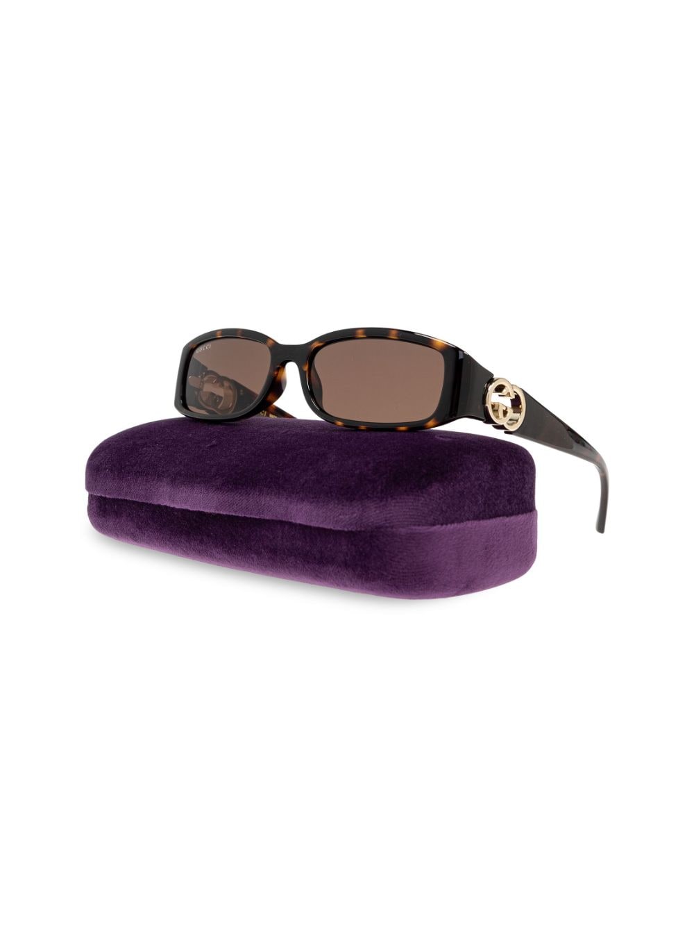 Gucci Sunglasses Brown Polyurethane