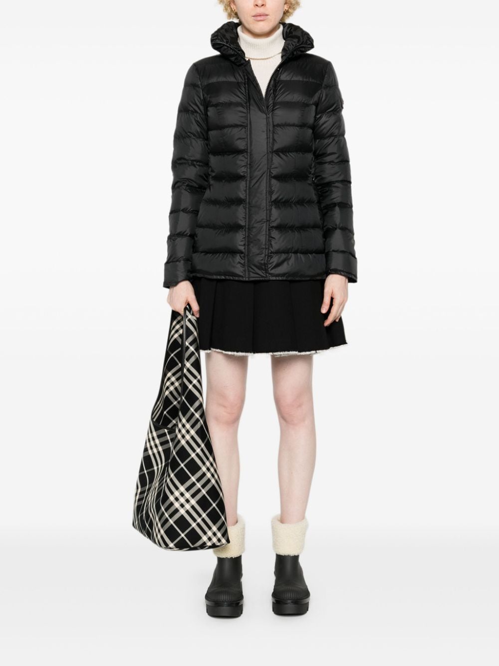 Peuterey Coats Black Outer: Polyamide