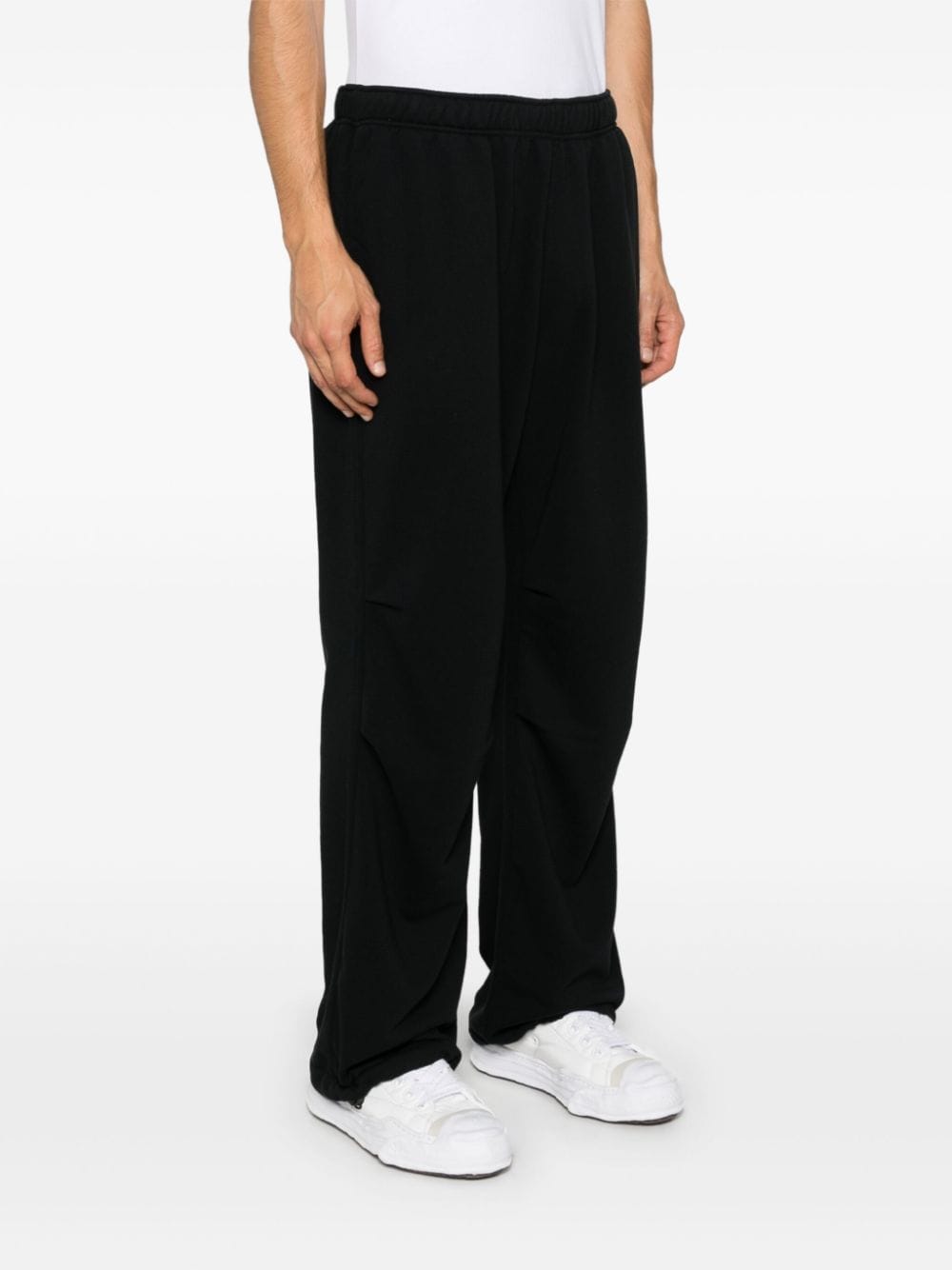 Mm6 Maison Margiela Trousers Black Cotton Polyester