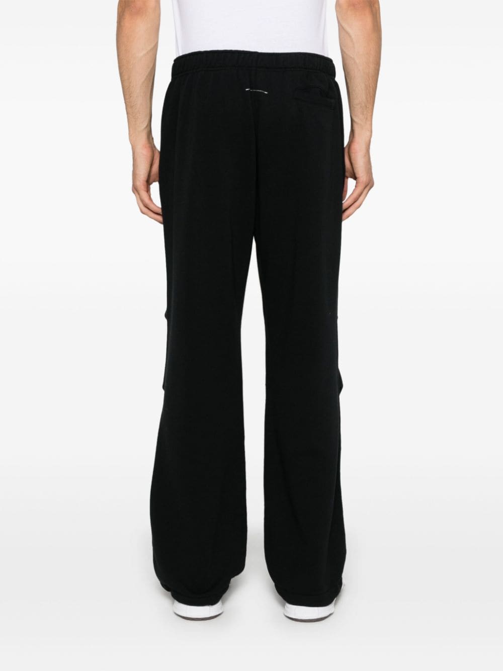 Mm6 Maison Margiela Trousers Black Cotton Polyester