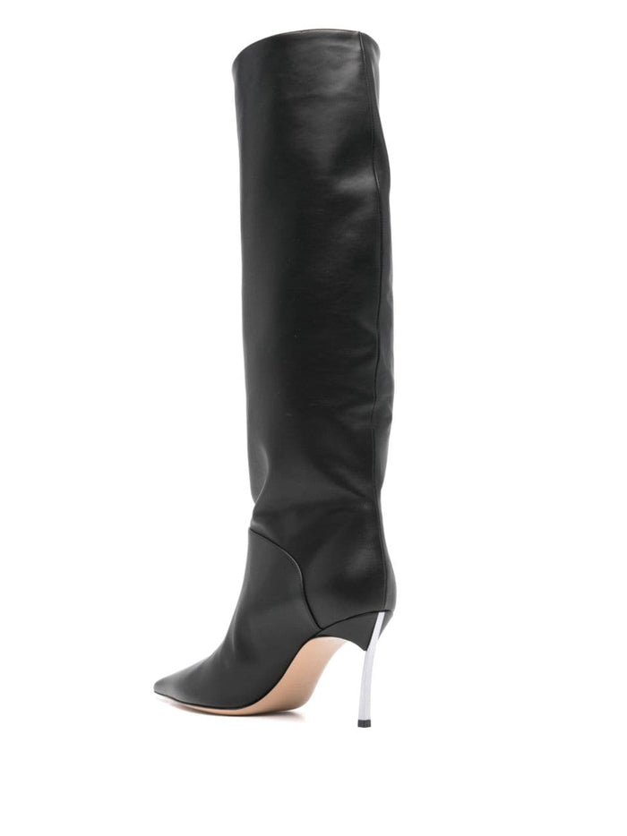 Casadei Boots Black Calf Leather