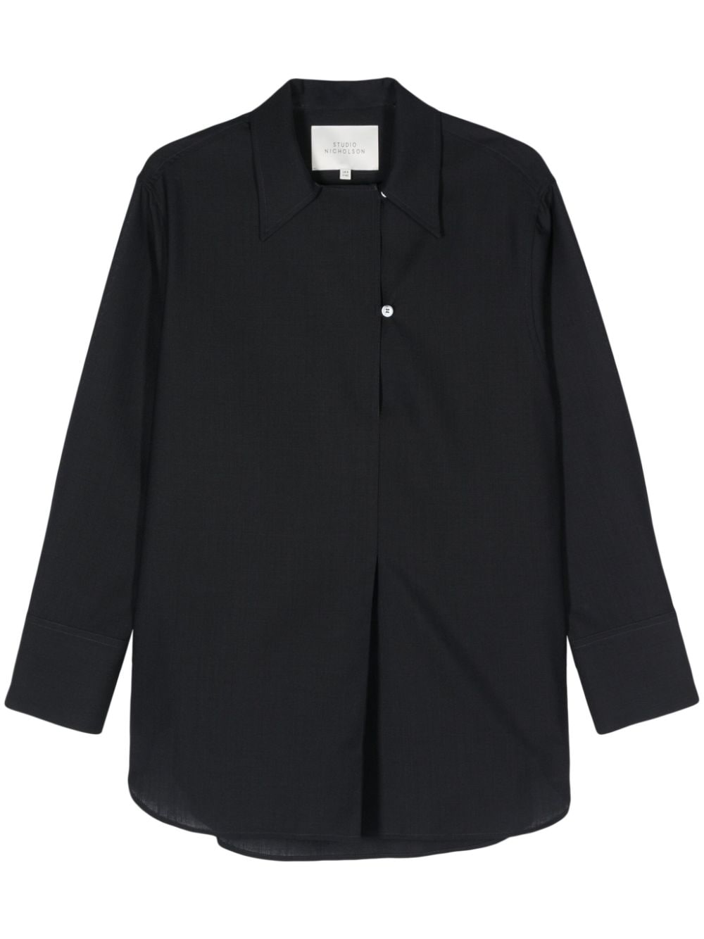 Studio Nicholson Pre Shirts Blue Wool
