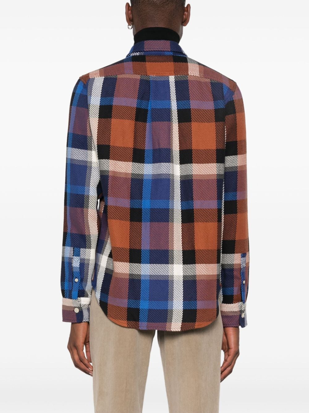 Ps By Paul Smith Shirts Blue Cotton