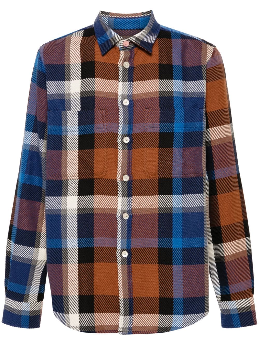 Ps By Paul Smith Shirts Blue Cotton
