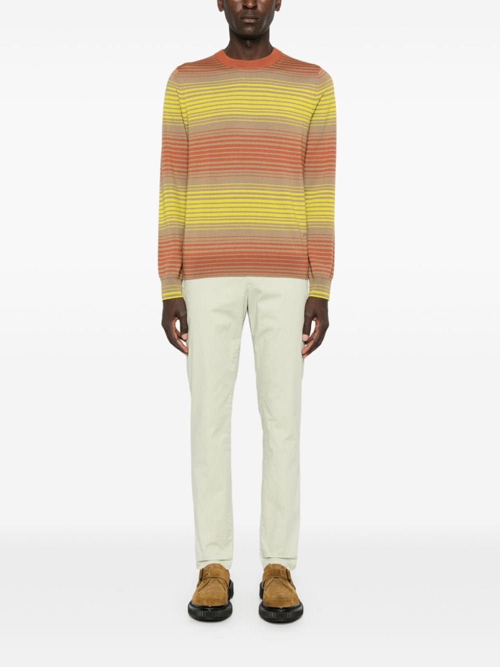 Ps By Paul Smith Sweaters Green Merino Wool