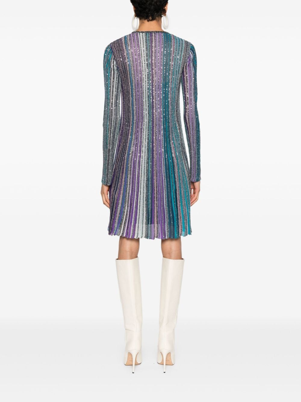 Missoni Dresses Clear Blue Polyester Elastane