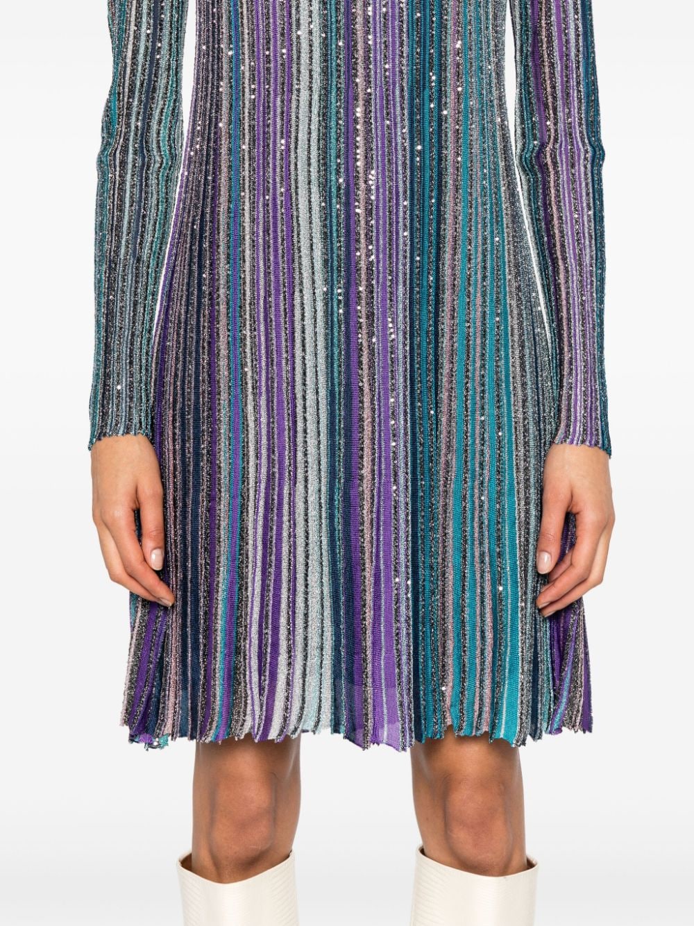 Missoni Dresses Clear Blue Polyester Elastane