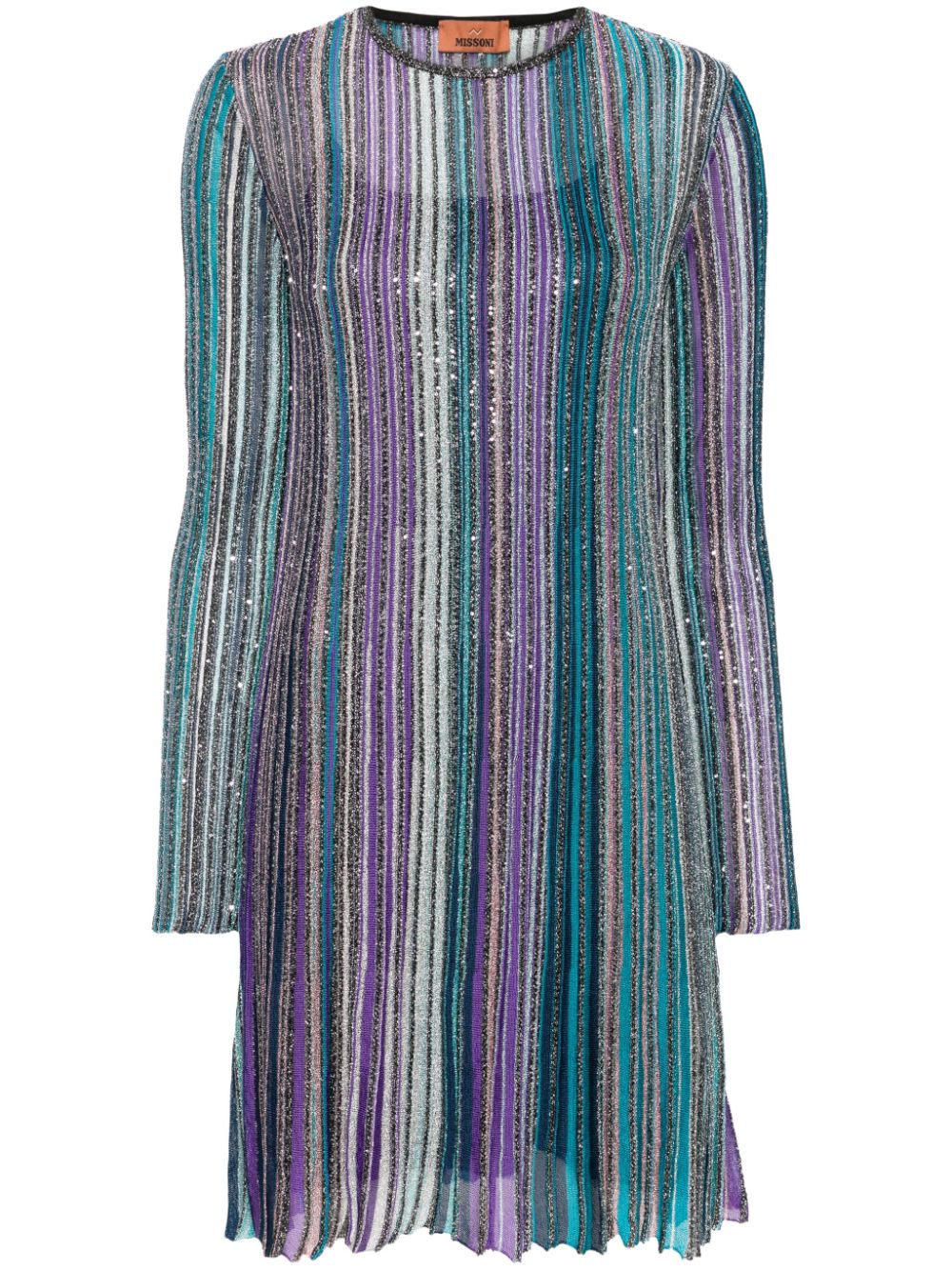 Missoni Dresses Clear Blue Polyester Elastane