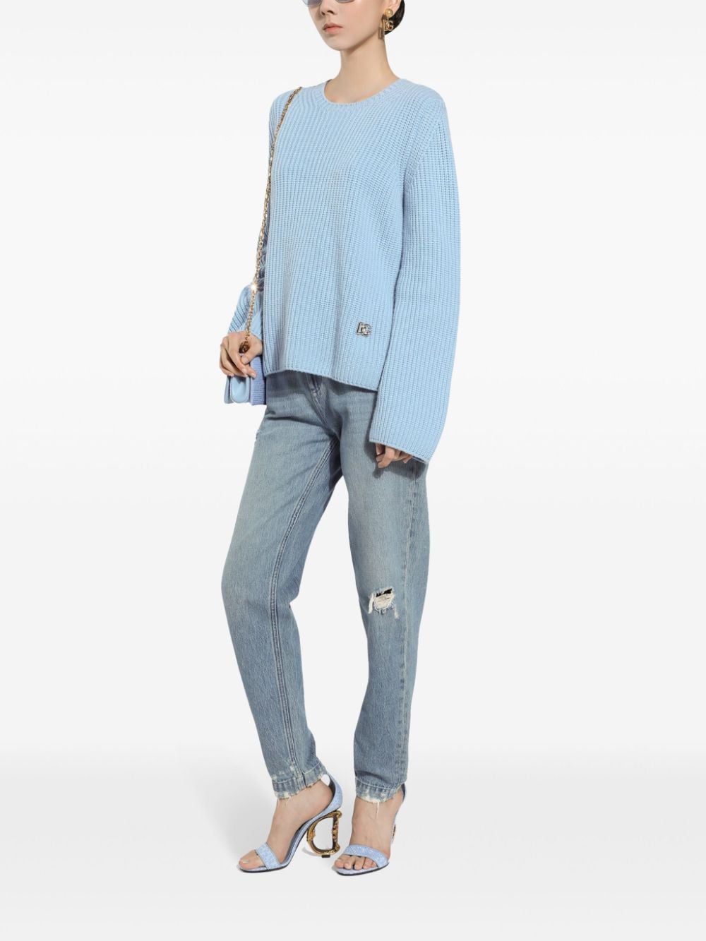 Dolce & Gabbana Jeans Clear Blue Cotton