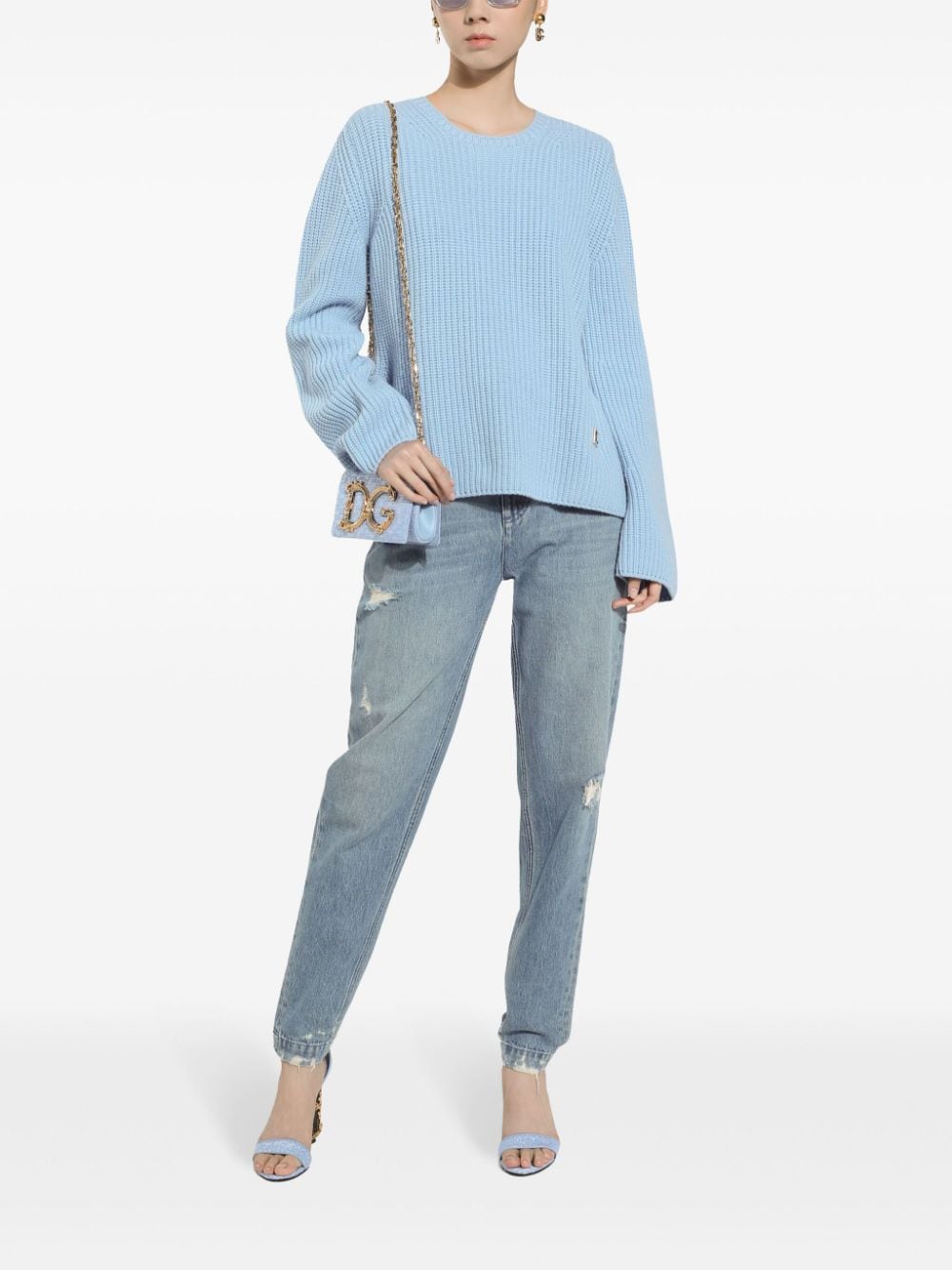 Dolce & Gabbana Jeans Clear Blue Cotton