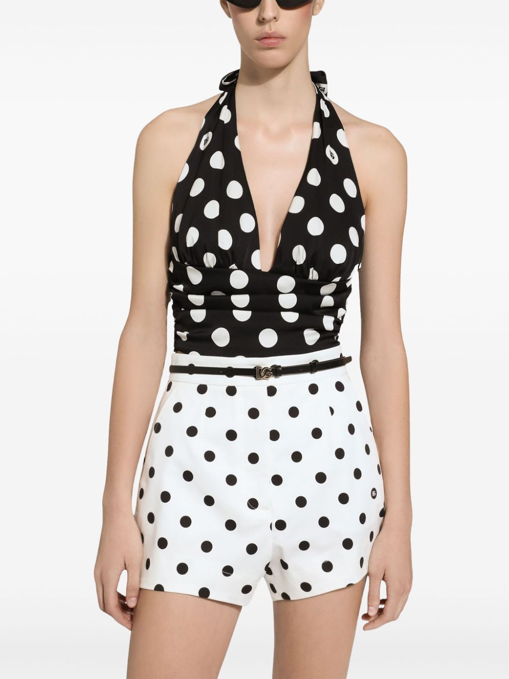 Dolce & Gabbana Shorts White Cotton Elastane