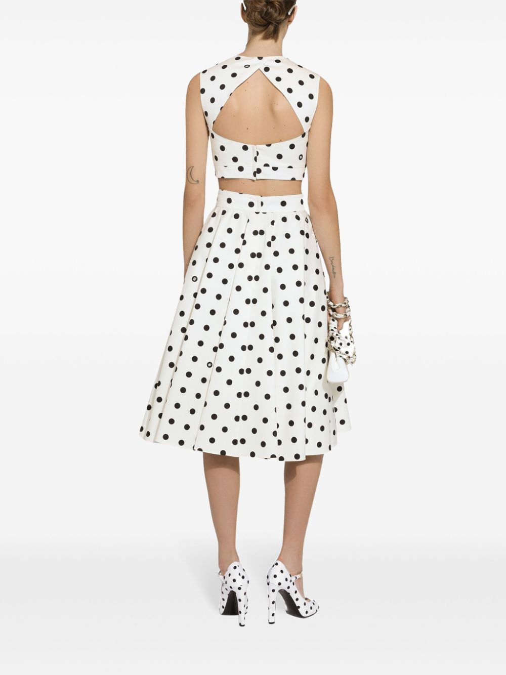 Dolce & Gabbana Top White Cotton Elastane