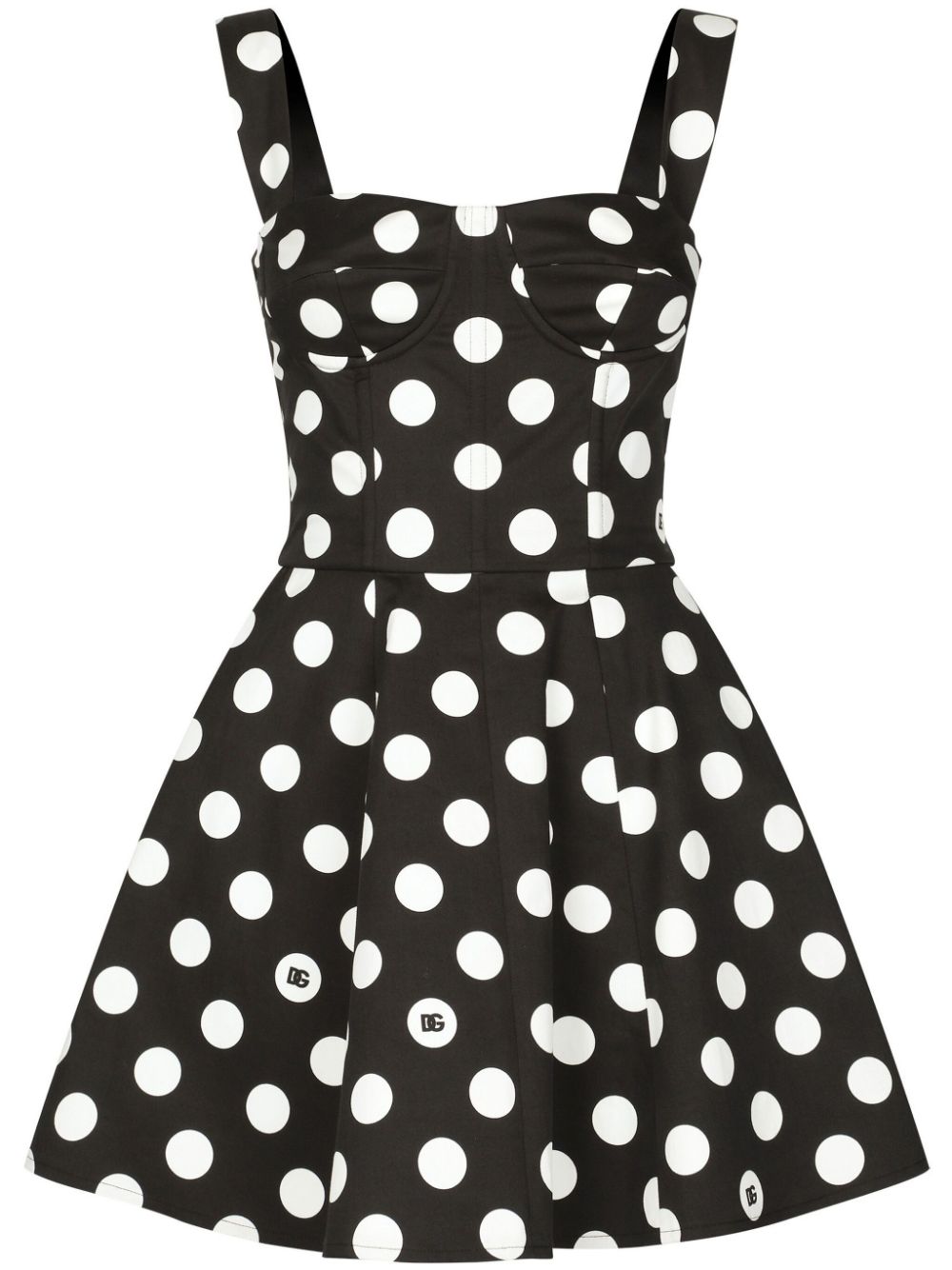 Dolce & Gabbana Dresses Black Cotton Elastane