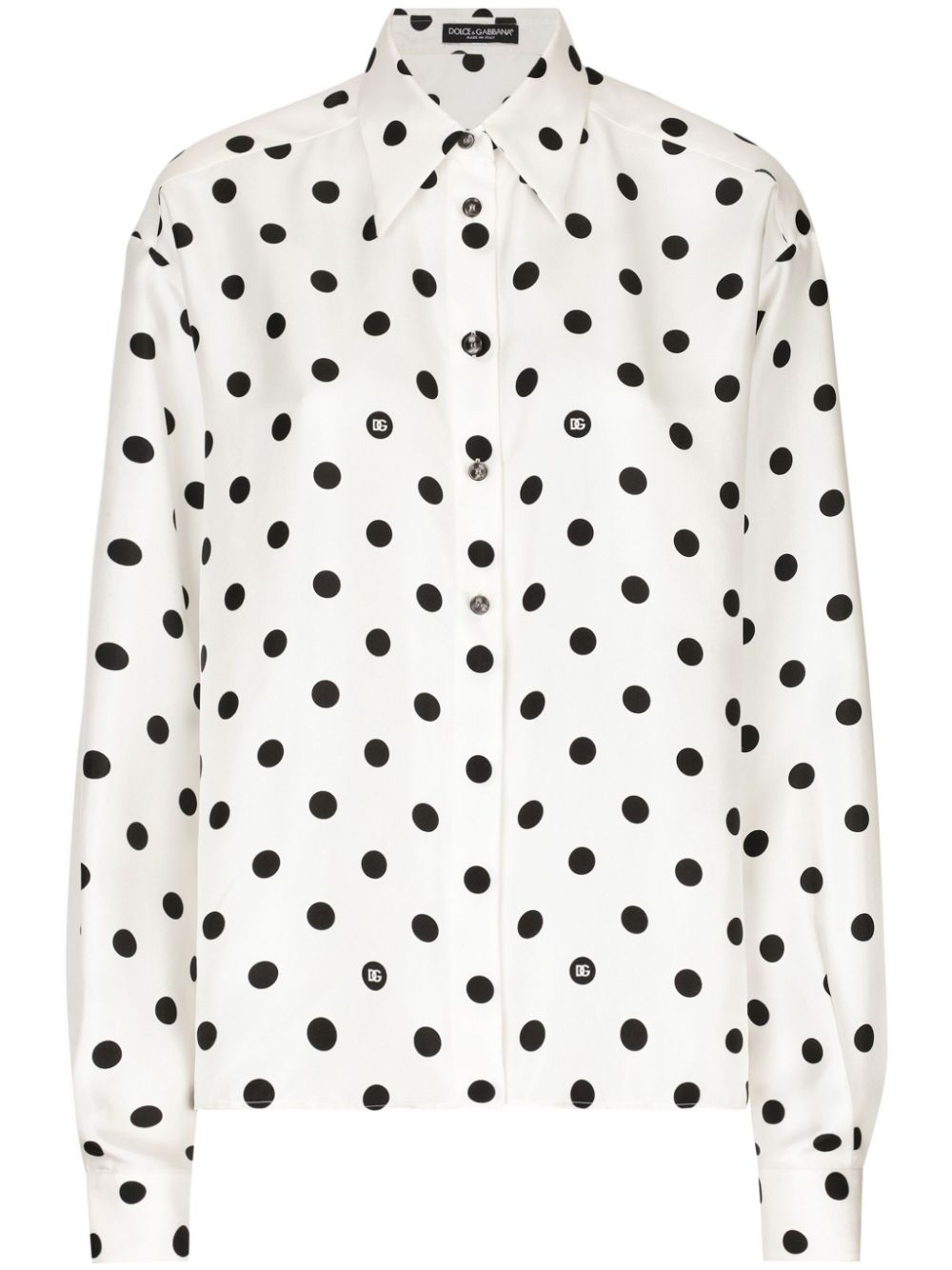 Dolce & Gabbana Shirts White Silk