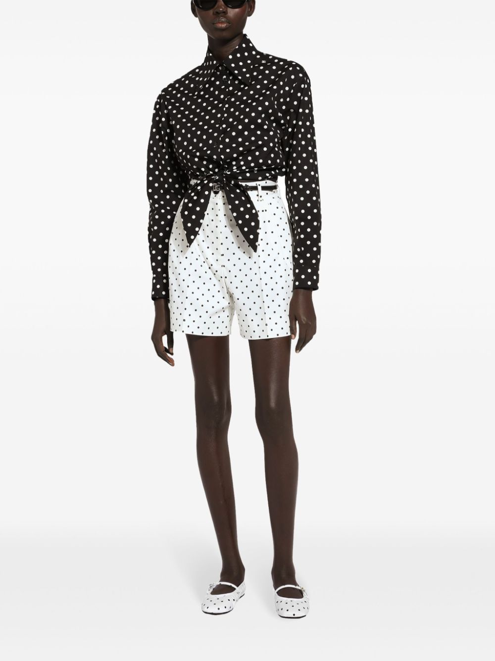Dolce & Gabbana Shirts Black Cotton Elastane