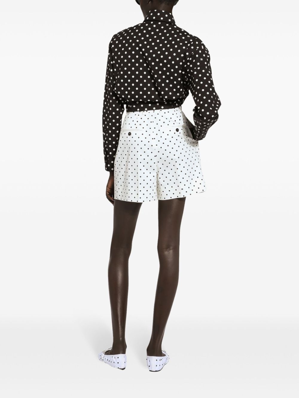 Dolce & Gabbana Shirts Black Cotton Elastane