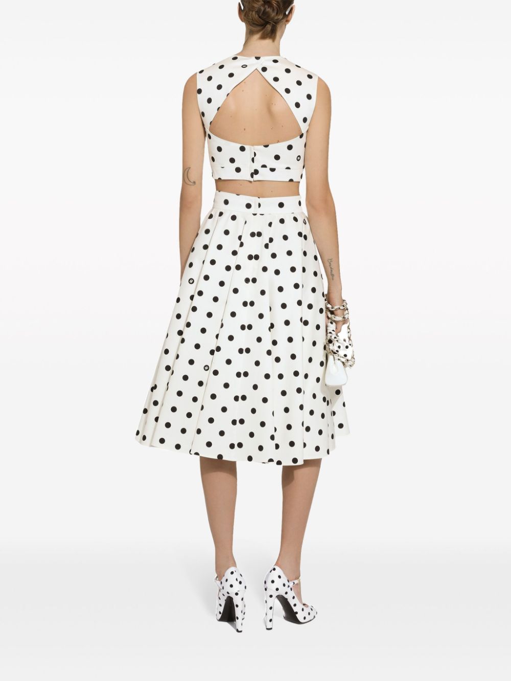 Dolce & Gabbana Skirts White Cotton Elastane