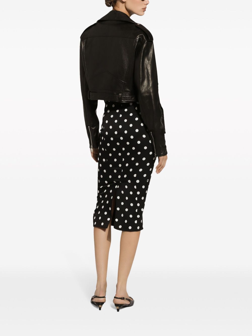 Dolce & Gabbana Skirts Black Silk Elastane