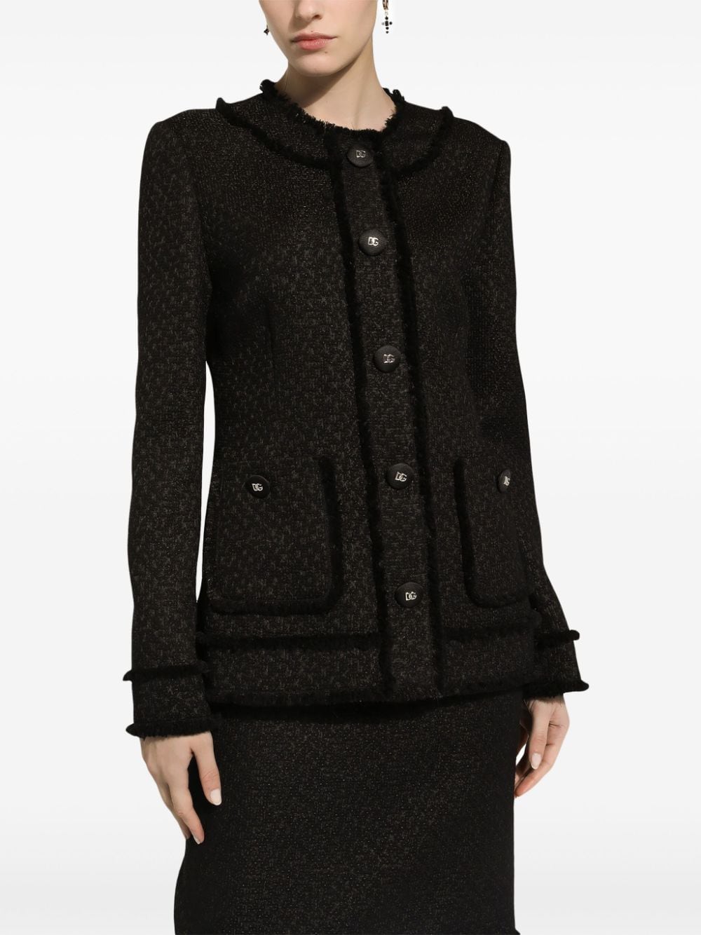 Dolce & Gabbana Jackets Black Fabric