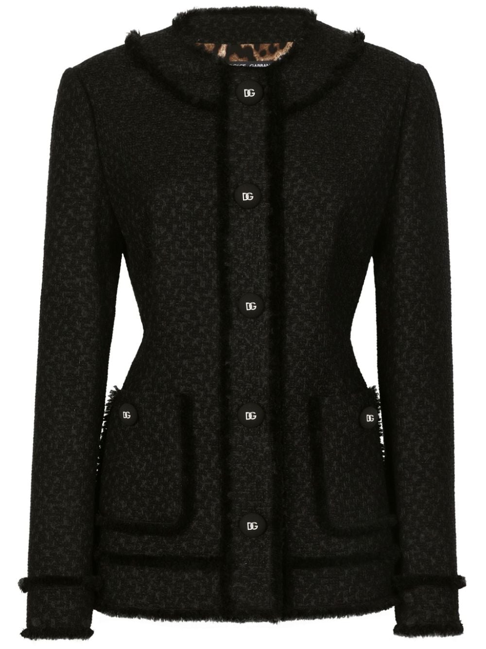 Dolce & Gabbana Jackets Black Fabric