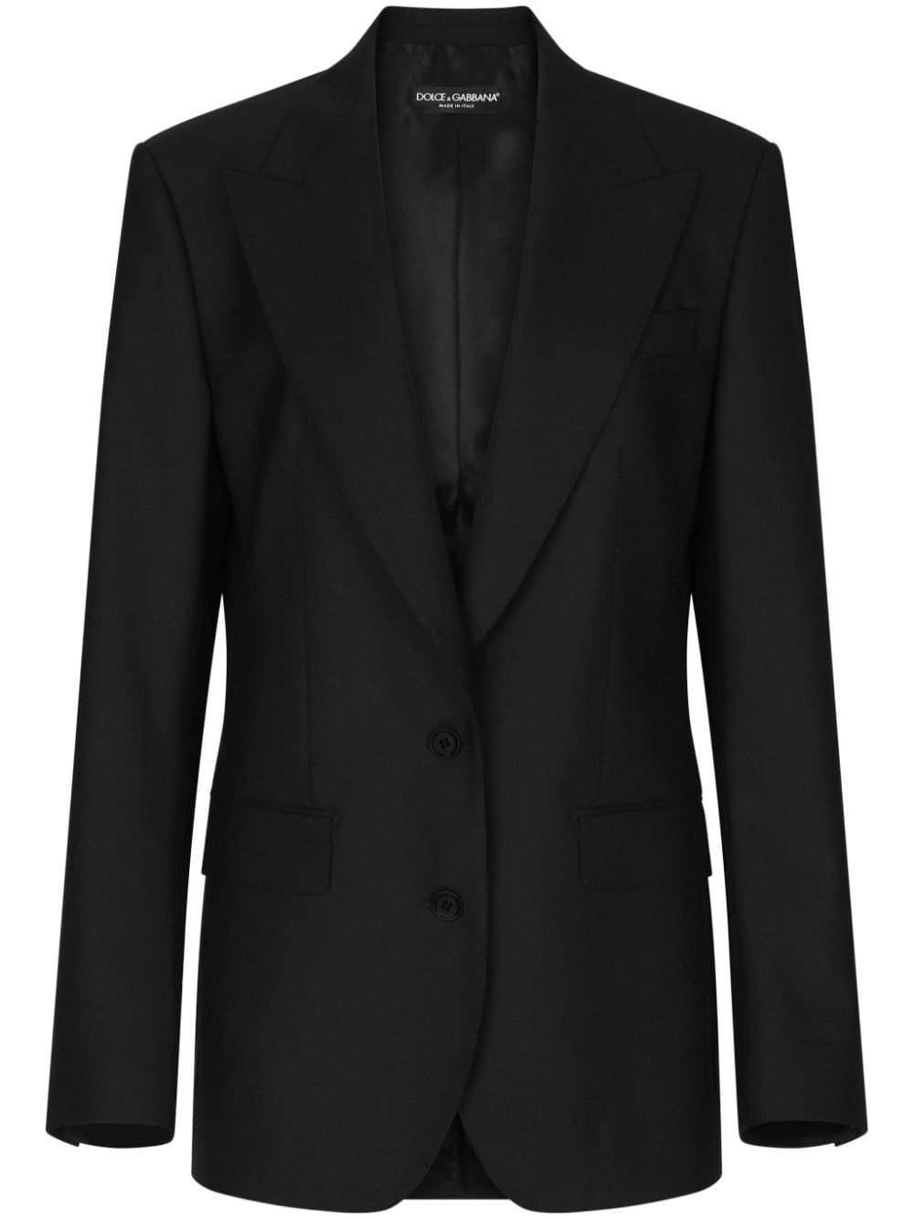 Dolce & Gabbana Jackets Black Virgin Wool