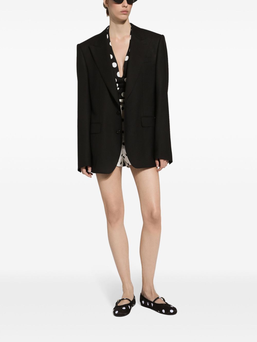 Dolce & Gabbana Jackets Black Virgin Wool