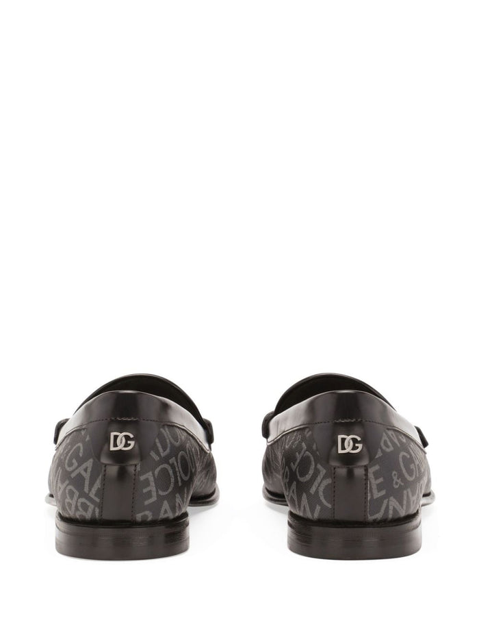 Dolce & Gabbana Flat Shoes Black Calf Leather