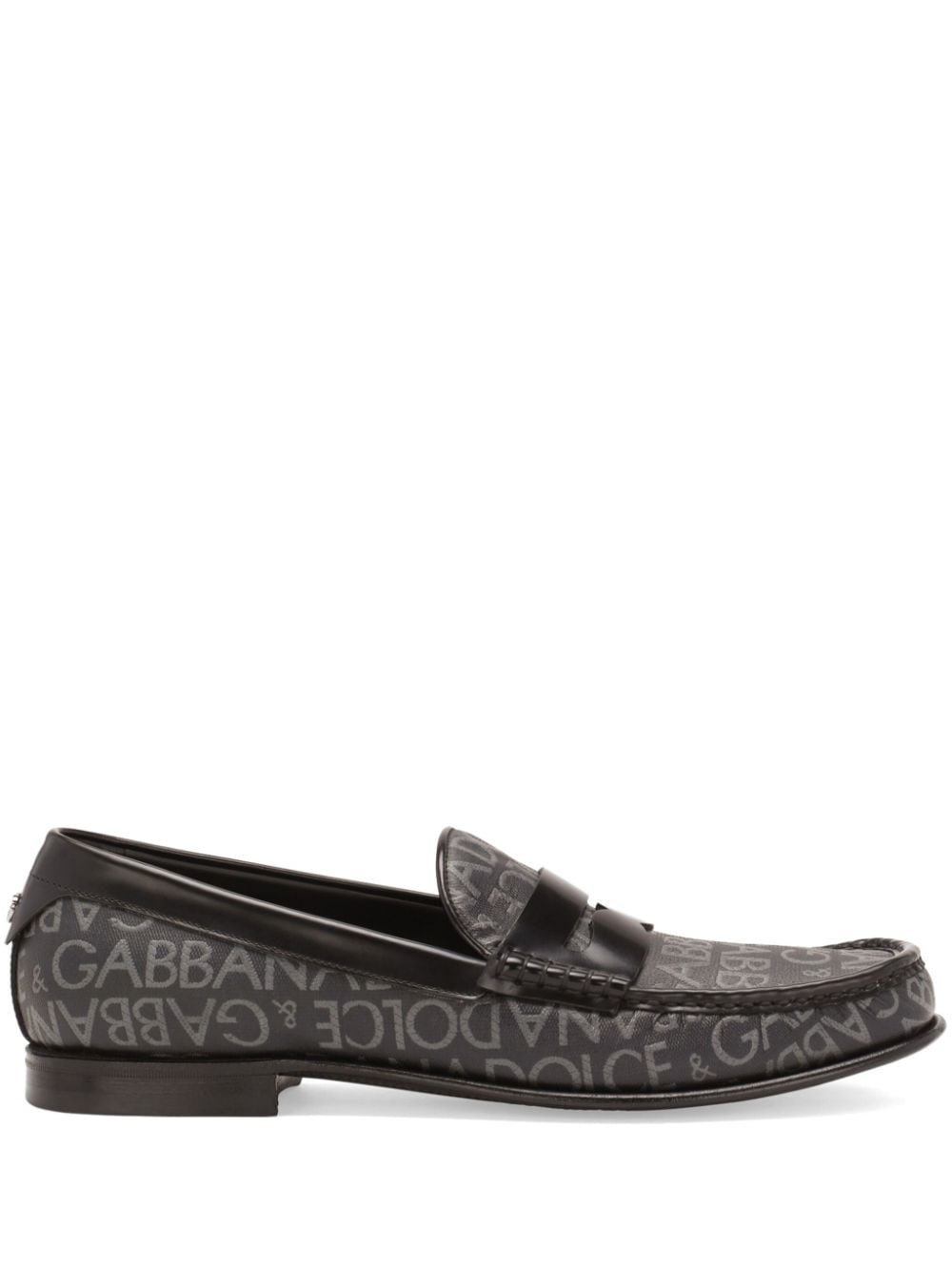 Dolce & Gabbana Flat Shoes Black Calf Leather