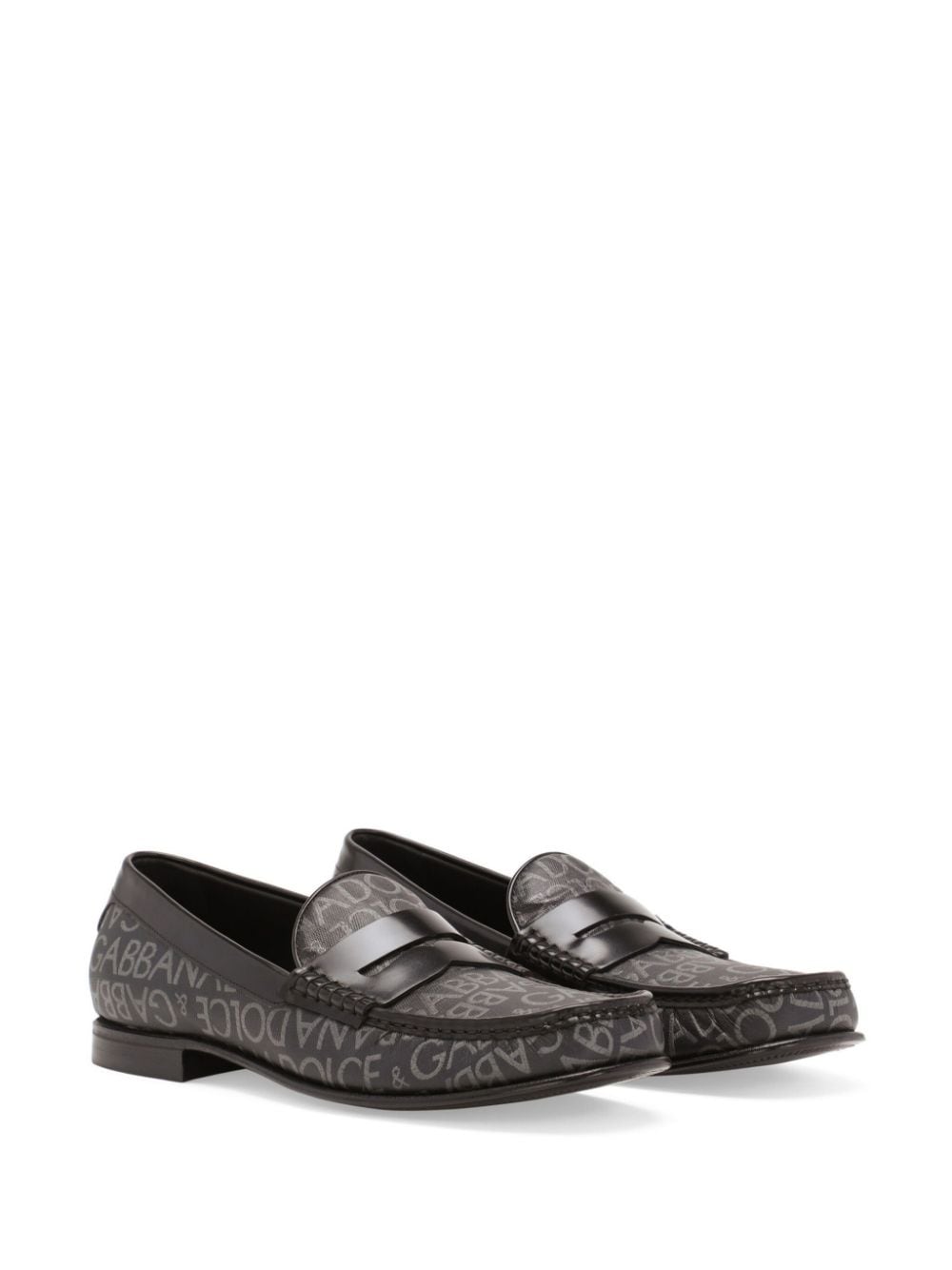 Dolce & Gabbana Flat Shoes Black Calf Leather