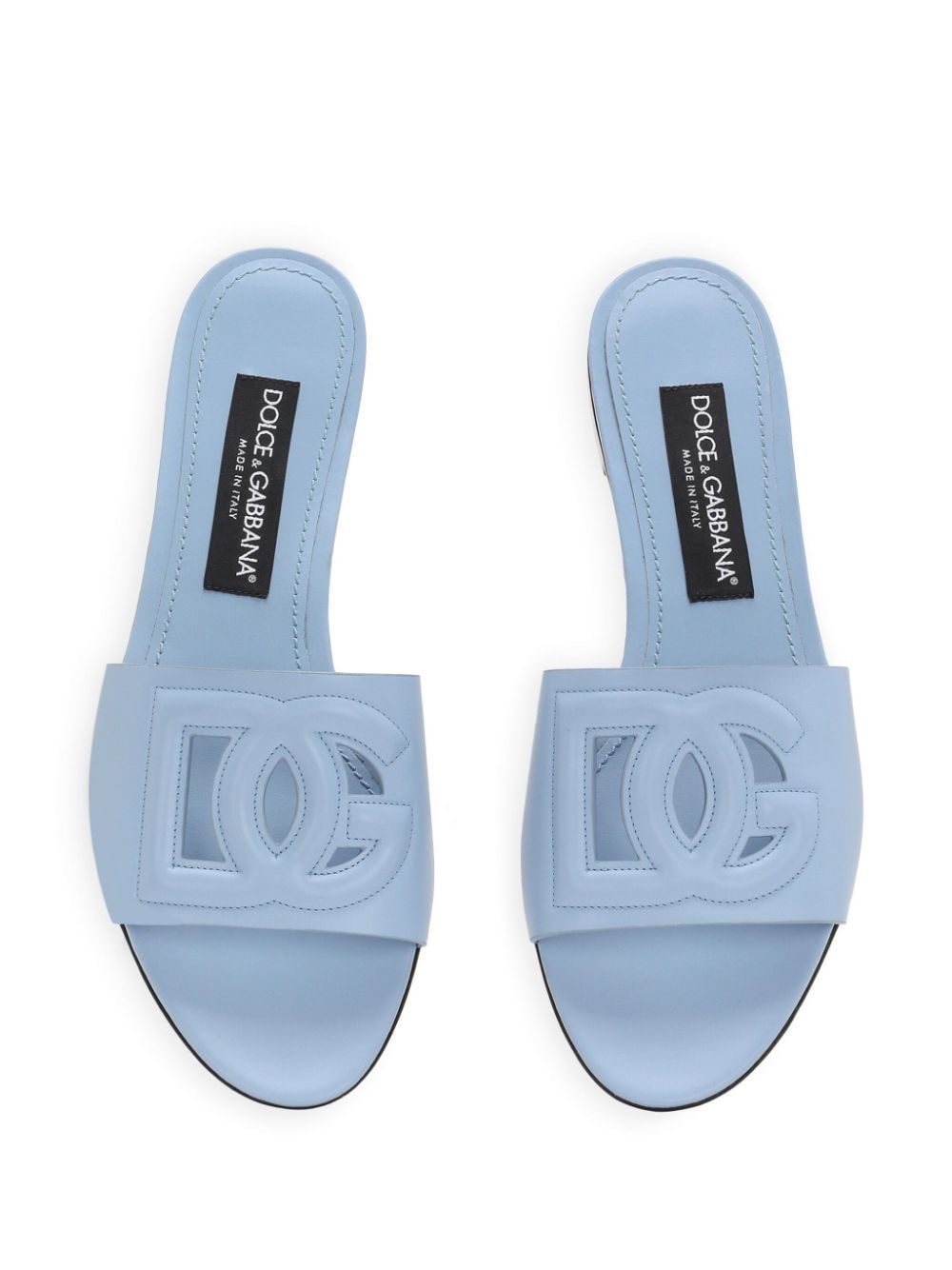 Dolce & Gabbana Sandals Clear Blue Calfskin