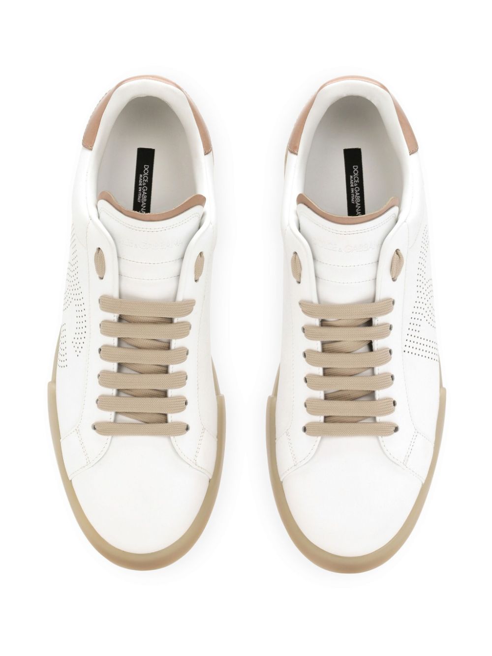 Dolce & Gabbana Sneakers White Calf Leather