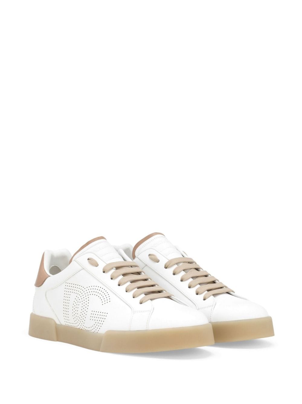 Dolce & Gabbana Sneakers White Calf Leather