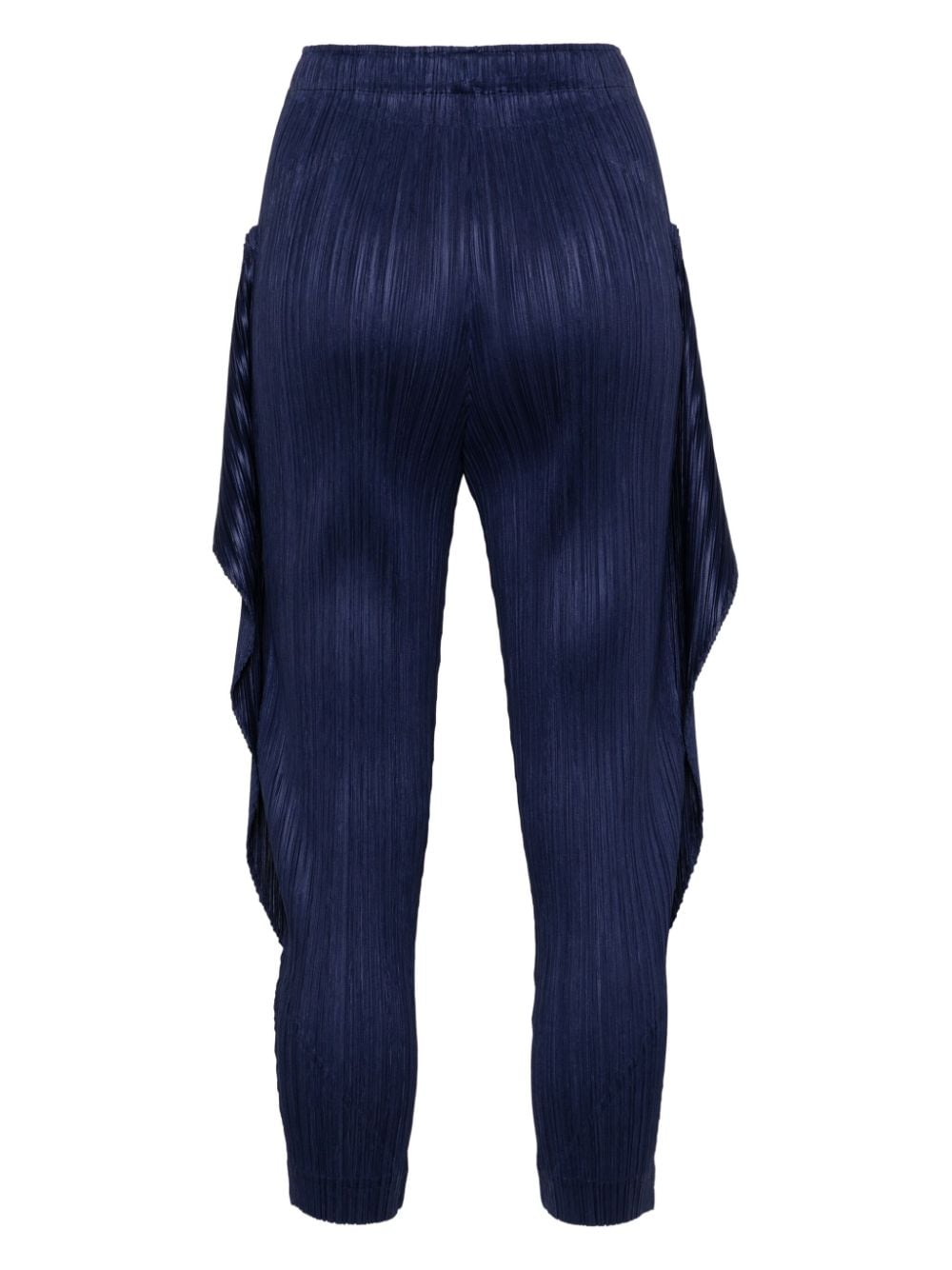 Pleats Please Trousers Blue Polyester