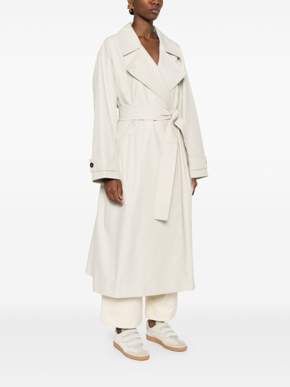 Studio Nicholson Pre Coats White Fabric: Cotton