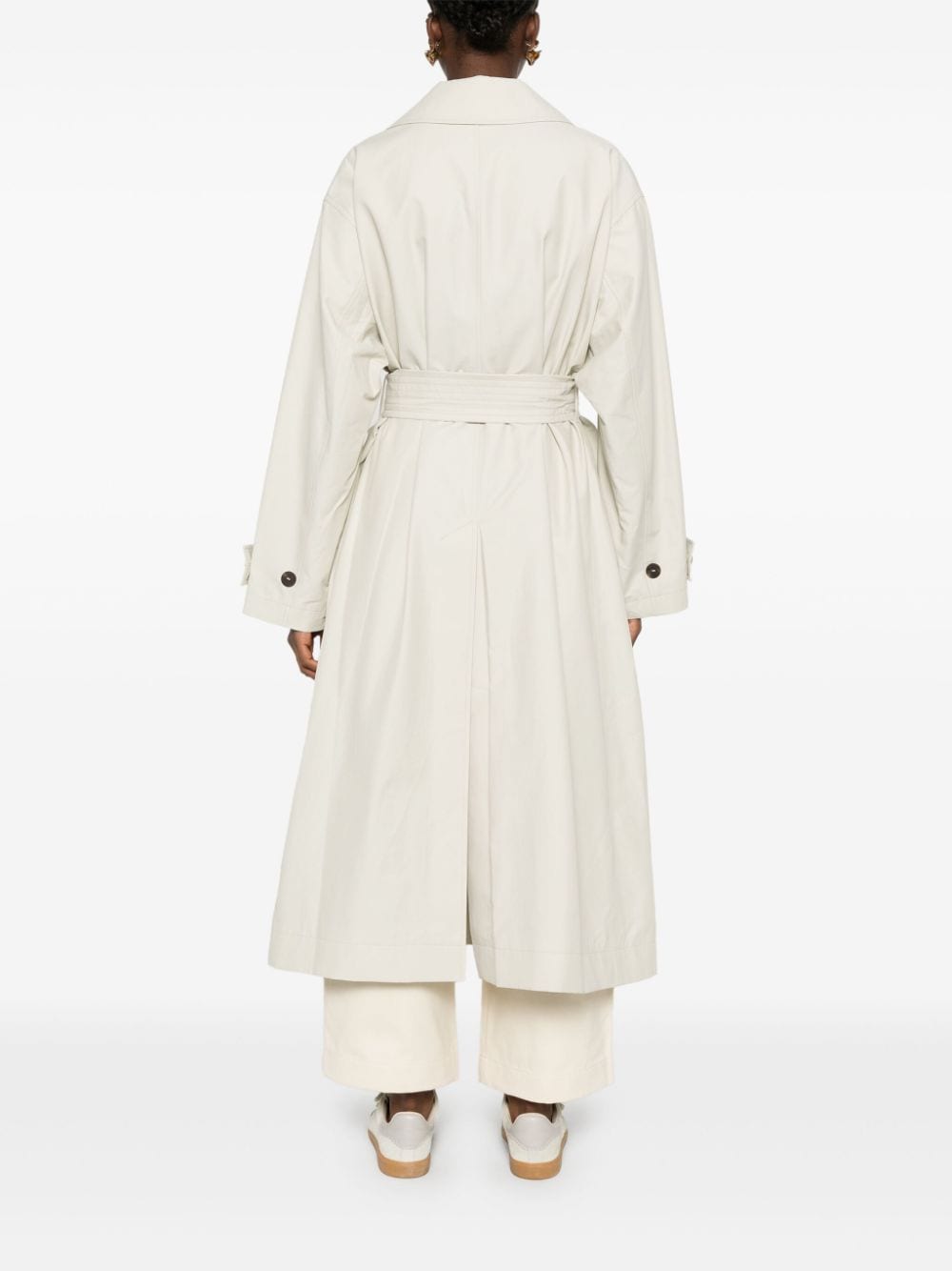 Studio Nicholson Pre Coats White Fabric: Cotton